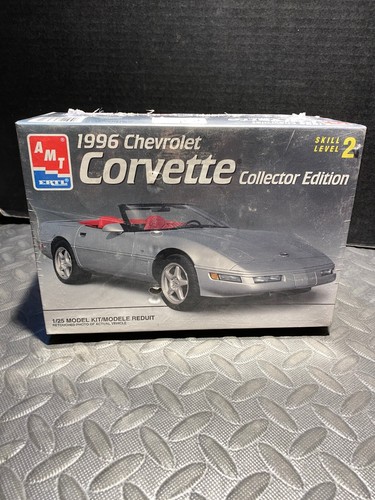 1:25 AMT ERTL MODEL KIT 1996 CORVETTE ROADSTER (FACTORY SEALED) SKILL ...