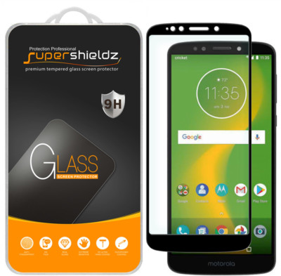 2X Full Cover Tempered Glass Screen Protector for Motorola Moto E5 Plus