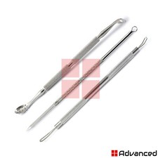 3Pcs Blackhead Remover Comedone Extractors Blemish Pimple Popper Acne Removal