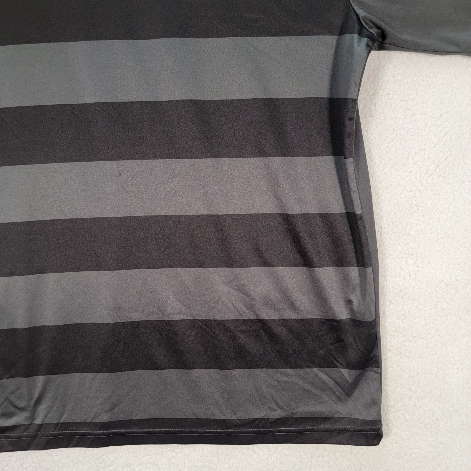 Magic Kick Gray Striped High Rollers Graphic Tee … - image 5