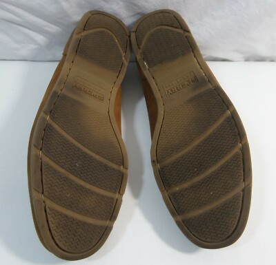 SPERRY TOP SIDER MEN BROWN LEATHER-WHITE STITCHING BOAT  display picture 3