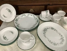 Corelle Callaway Ivy Swirl Dinnerware U PICK Plates Cups & Saucers or Platter
