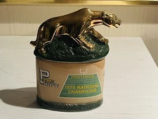 VINTAGE MICHTER'S PITT PANTHERS 1976 NATIONAL CHAMPIONS UNDEFEATED DECANTER
