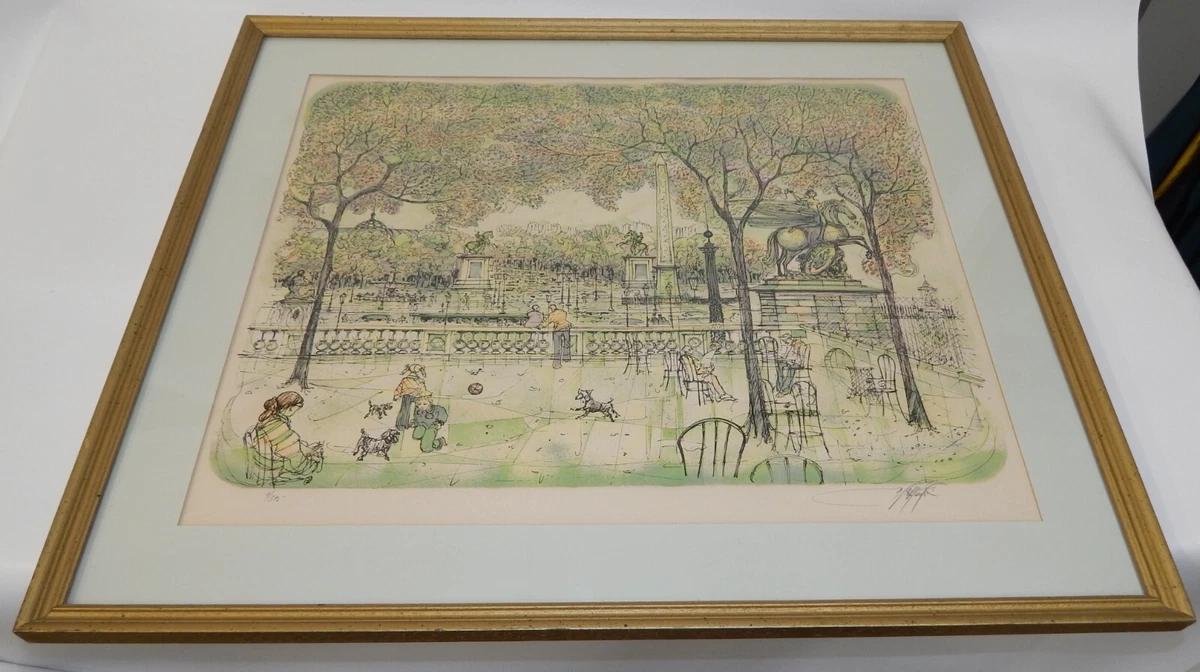 専用他の方発送×ROLF RAFFLEWSKY 『夜のシテ島』l ロルフ・ラフルスキー「夜のシテ島」リトグラフ :: 絵画買取