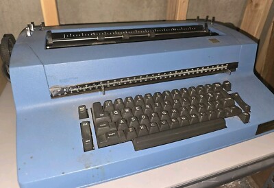 Vintage IBM Selectric II Typewriter Blue. Read Description | eBay