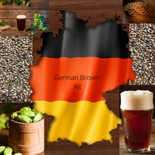 GERMAN BROWN ALT ALE Extract Beer Brewing recipe Homebrew kit Malt hops & grains