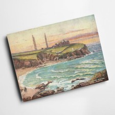 A6 PRINT - Vintage Cornwall - Marconi Telegraph Station & Poldhu Hotel