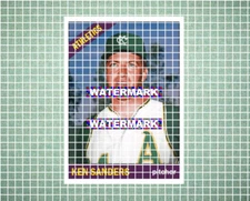 Ken Sanders Kansas City Athletics A's 1966 Style Custom Baseball Art Card
