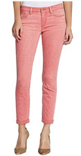 JESSICA SIMPSON WOMEN'S ROLLED UP SKINNY JEANS ROSETTE, 6/28 NWT