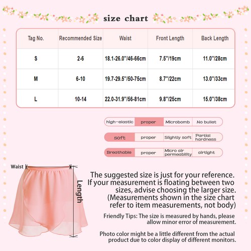 Kids Girls Training Dance Skirt Elastic Waistband Chinese Dancing Costume - Picture 22 of 87