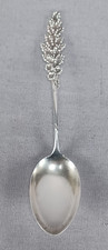 F. S. Gilbert Art Nouveau Floral 5 1/4 Inch Sterling Silver Spoon C.1904-1915