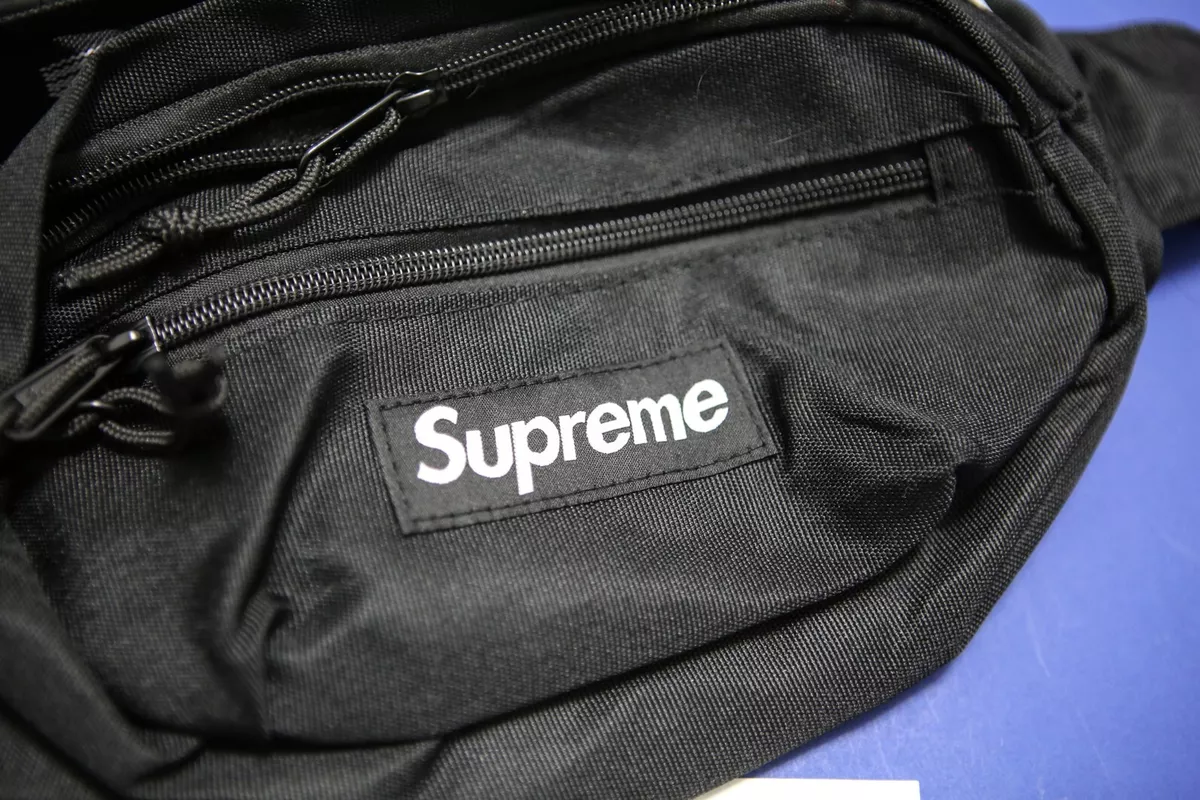 Supreme waist best sale bag ss18 fake