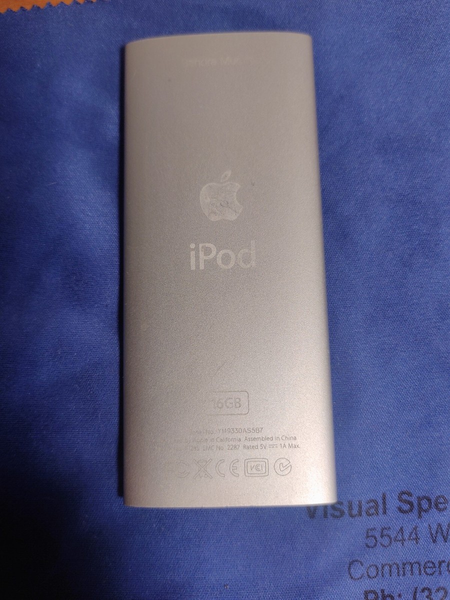 Apple iPod Model Nano 4th Generation, 16GB Grey Tested/Needs