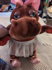 Vintage Disneyland Walt Disney World Fantasia Hyacinth Hippo Ballerina Plush