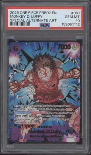 Monkey D Luffy Monkey D Luffy #PRB02 Alt Art