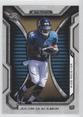 2012 Topps Strata Retail Thin Stock Justin Blackmon #125 Rookie RC 1g5