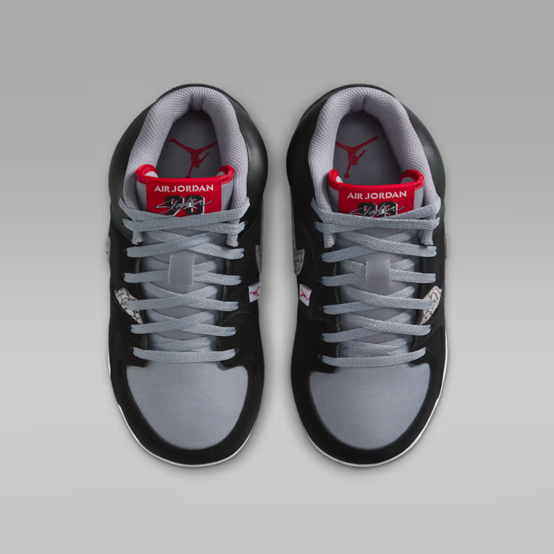 Nike Air Jordan Stadium 90 Low MCS Cleats Mens Black Gray Red