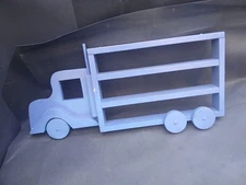 Vintage Handmade Wooden Old Car Truck Trinket Toy Display Shelf AS IS PARTS