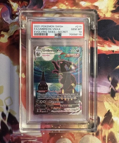 Pokemon 2021 Umbreon VMAX 215/203 Alt Art Evolving Skies GEM MINT PSA 10