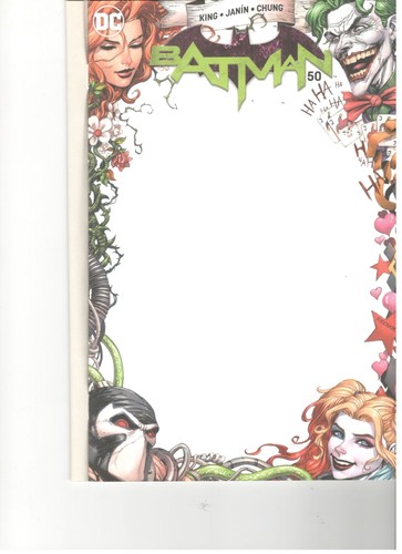 Batman #50 Blank Virgin Sketch Tyler Kirkham Exclusive