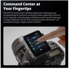 Nikon X3 Pro-N Flash Trigger, 2.4'' Touchscreen