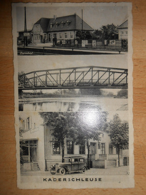 Kader Schleuse Bahnhof b Kade Bensdorf  Wusterwitz Genthin Brandenburg Havel