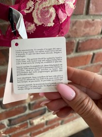 Malizia by La Perla Elizabeth Bra and Thong Set NWT