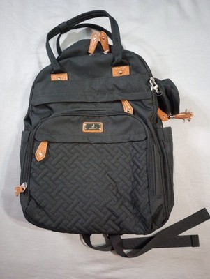 Babbleroo Diaper Bag Travel Backpack Black