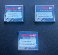 BALLY ALPHA CF CLEAR CARD MASTER SET 3 tarjetas CF 335-01, 312-04 y 320-02