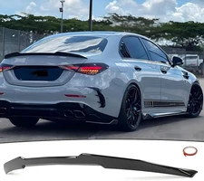 FOR MERCEDES C-CLASS W206 SEDAN REAR TRUNK WING DUCKBILL SPOILER GLOSS 2022-2026