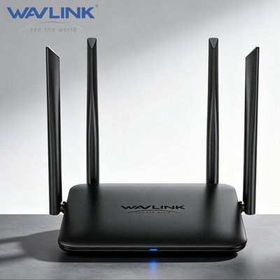 WAVLINK 1200Mbps Internet Router Dual Band WiFi Router WAN/LAN MU-MIMO Beamformi