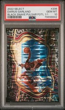 2022 PANINI SELECT BLACK SNAKESKIN PULSAR FOTL 1/1 DARIUS GARLAND PSA 10