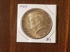 Uncirculated 1964 Silver Kennedy Half Dollar #1