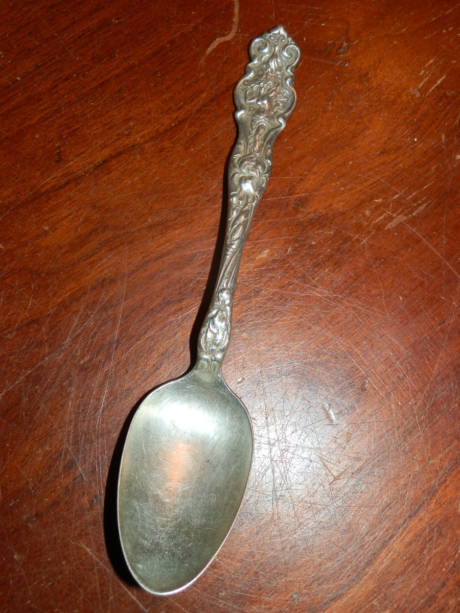 Antique 1902 R. Wallace and Sons RM & S Silver Nude Venus/Cupid
