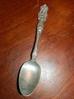 Antique 1902 R. Wallace and Sons RM & S Silver Nude Venus/Cupid 5.25" Spoon