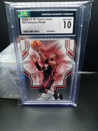 2009-10 SP Game Used - Dwyane Wade #34 CGC 10