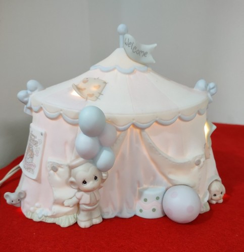 Retired 1994 Precious Moments Lamp; Sammy's Circus Tent Only. - Picture 7 of 10