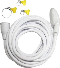 16.4ft Portable Sink Hose Faucet Sprayer Sink Spray Rubber Hose Shampoo Sprayer