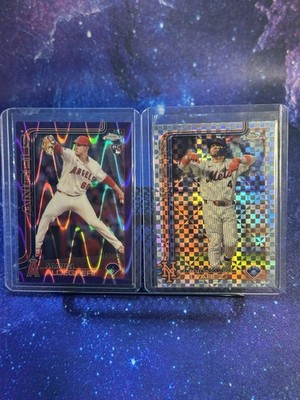 2025 Topps Chrome Francisco Alvarez X-Fractor- Samuel Aldegheri RC Purple /250