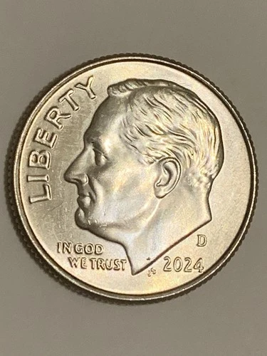 2024-D Roosevelt Dime — photo from another recent sale