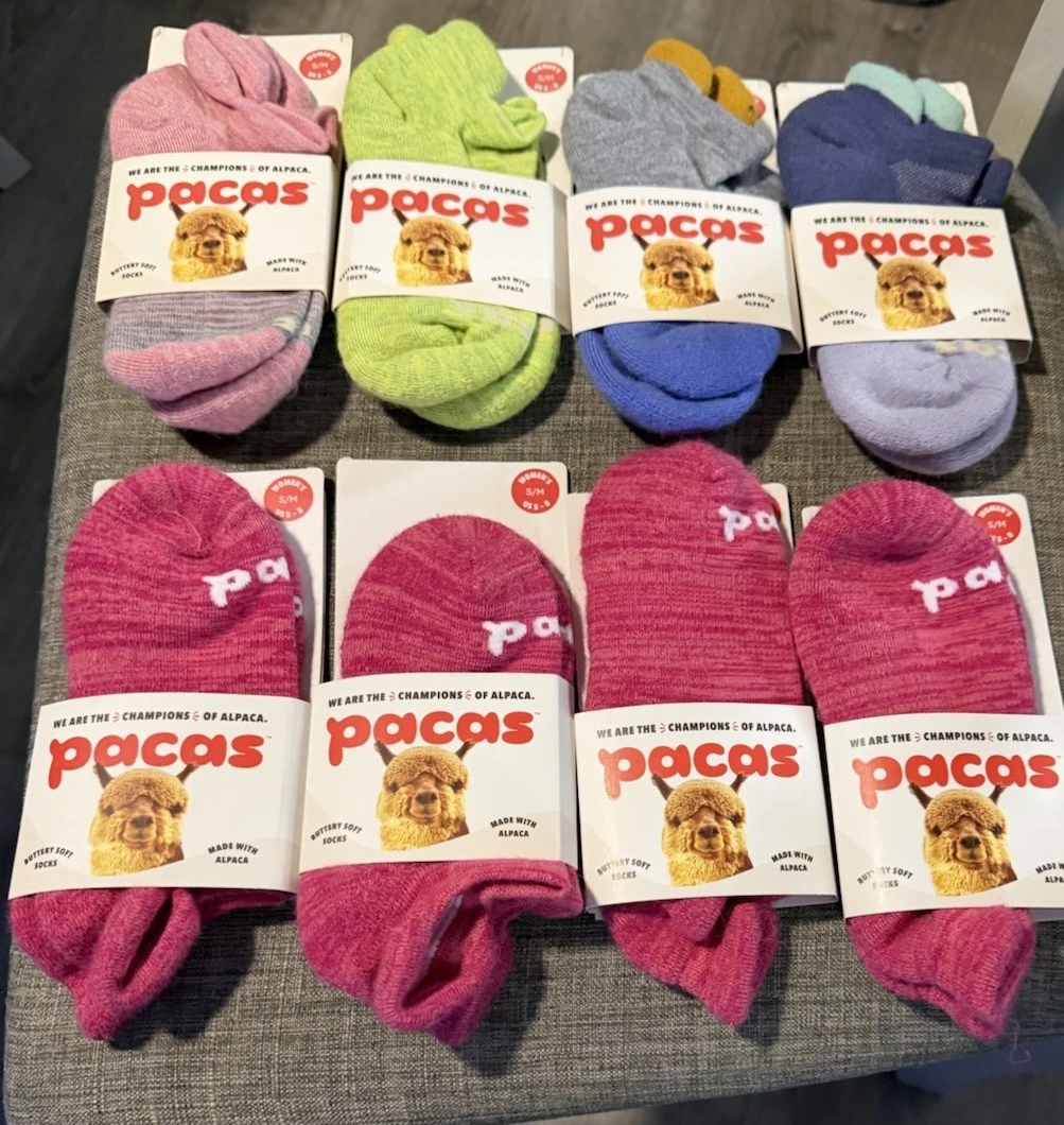 Pacas Women’s Ankle Socks 8 Pair S/M