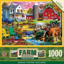 MasterPieces - Farm  Country - Picnic on the Farm 1000 Piece Jigsaw Puzzle