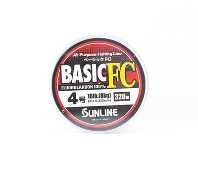 Sunline Fluorocarbon Line Basic FC 320m Size 4 16lb (6275)
