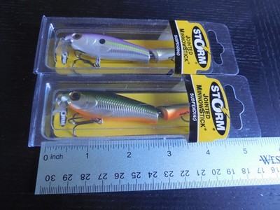 One Storm Jointed Minnow Stick Suspending 3-3/4''  3/8 Oz 2  COLORS U PIC