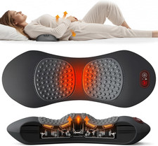 3-In-1 Electric Back Massager Pillow with Adjustable Lumbar Support and Heat, Er
