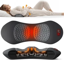 3-In-1 Electric Back Massager Pillow with Adjustable Lumbar Support and Heat, Er