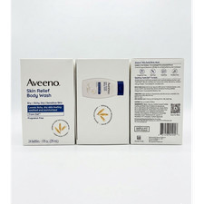 Aveeno Skin Relief Body Wash Fragrance-Free Oat Sensitive Skin 24 x 1 fl oz