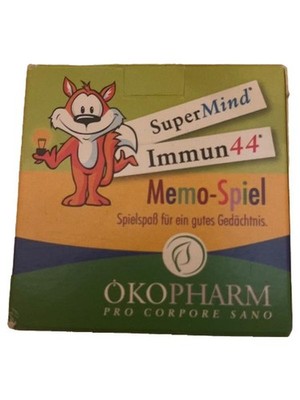 SuperMind Immun44 Memo-Spiel Ökopharm Gedächtnisspiel 32 Karten Familie