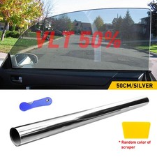 Uncut Roll Tint Window 20" x 10ft Car Film 50% Anti-UV Heat Block Reflective VLT