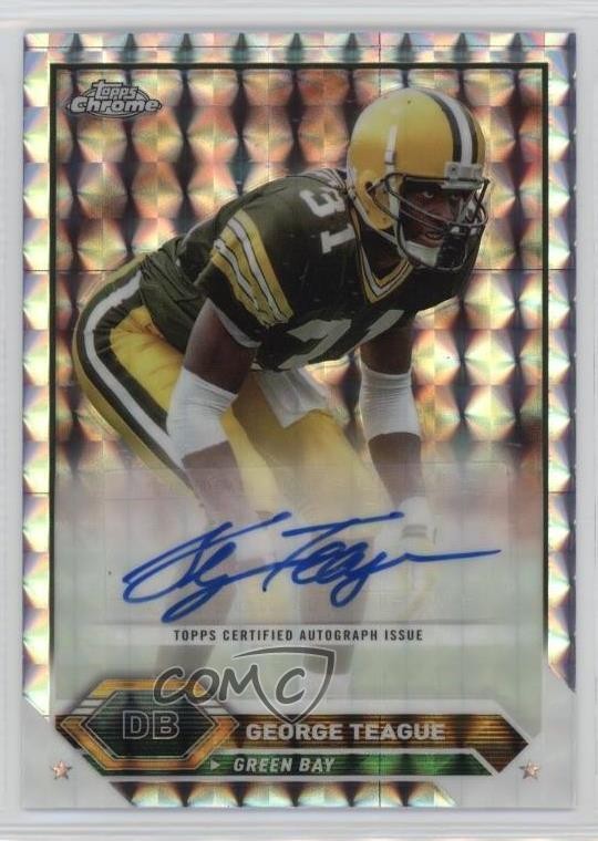 2023 Composite Topps Chrome Geometric Refractor George Teague #TCA-GT Auto n0c